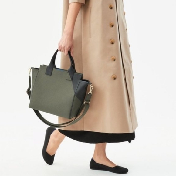 Rothy's Handbags - ROTHY'S THE HANDBAG SHOULDER BAG SATCHEL CROSSBODY BAG IN SAGE GREEN